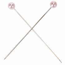 Article Epingles Tête Perle Ø6mm 65mm Rose