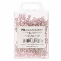 Article Epingles Tête Perle Ø6mm 65mm Rose