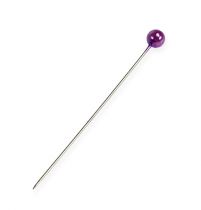 Article Epingles à perler Ø6mm 65mm violet