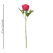 Article Pivoine artificielle pour une décoration intérieure élégante, 58 cm