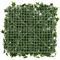 Article Tapis de lierre artificiel vert 60x60 cm pour décoration murale