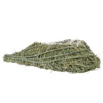 Article Cœur végétal en matériau naturel avec insert en feuille d'aluminium, 22 cm, 2 pièces