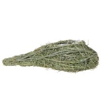 Article Cœur de plante naturelle pour l'art floral avec feuille d'aluminium, 25 cm