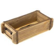 Article Jardinière en bois en forme de brique recyclée 32×15×10cm