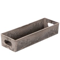 Article Plateau rectangulaire compact, polyvalent pour la décoration et les plantations, 23 cm