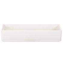 Article Plateau rectangulaire avec poignées pour le rangement et la décoration de table, 32 cm
