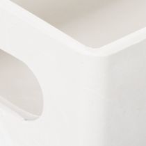 Article Plateau rectangulaire avec poignées pour le rangement et la décoration de table, 32 cm