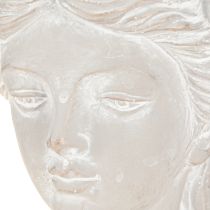 Article Jardinière Tête de femme Style antique Pierre moulée H20,5cm