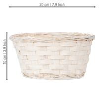 Article Panier décoratif en osier pour un design d'intérieur polyvalent, 20 cm, lot de 8