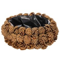 Article Pot de plantation rond en pomme de pin, 30 cm