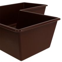 Croix végétale 24cm x 32cm marron, 1pc