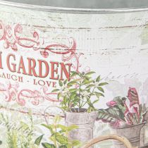 Article Pot de fleurs rond en métal Fresh Garden H21cm