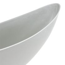 Article Jardinière 39 cm x 12,5 cm H 13 cm gris clair, 1 pièce