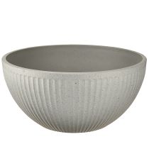 Article Jardinière en plastique gris chiné, Ø35cm, H16,5cm
