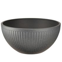 Article Jardinière plastique anthracite Ø35cm H16,5cm