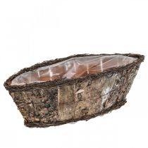 Bol à plantes panier à plantes vignes de bouleau panier décoratif 17×15×34cm