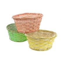 Jardinière ronde Ø20cm coloris assortis 8 pièces