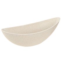Article Bol à plantes en plastique pour bateau à plantes beige 28×9×9cm 3pcs
