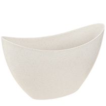 Article Bol en plastique pour bateau à plantes beige 24×10×15cm 3pcs