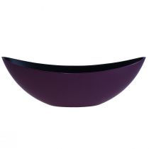 Article Bol décoratif bateau à plantes violet 38,5 cm × 12,5 cm × 13 cm