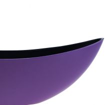 Article Bol décoratif bateau à plantes violet 38,5 cm × 12,5 cm × 13 cm