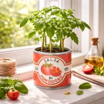 Article Pots décoratifs en céramique à motif tomate, 14 cm, lot de 3, pour une touche d'élégance dans votre intérieur.