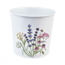 Article Cache-pot, pot de fleur jardinière en tôle Ø15cm H14cm