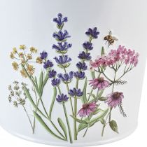Article Cache-pot, pot de fleur jardinière en tôle Ø15cm H14cm