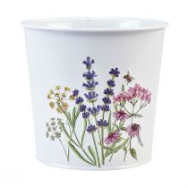 Article Cache-pot, pot de fleur jardinière en tôle Ø15cm H14cm