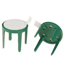 Article Porte-épingles avec tampon adhésif support en mousse florale vert Ø3cm 50 pcs