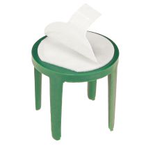 Article Porte-épingles avec tampon adhésif support en mousse florale vert Ø3cm 50 pcs