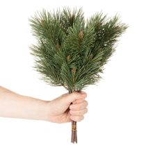 Article Branches de pin artificielles décoratives pour compositions florales, 39 cm, lot de 6