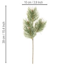 Article Branches de pin artificielles décoratives pour compositions florales, 39 cm, lot de 6