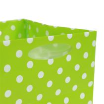 Sac plastique 12cm x 12cm x 12cm tri vert. 12 pièces