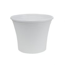 Article Pot en plastique « Irys » blanc Ø17cm H14cm 1 pc