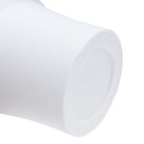 Article Pot en plastique « Irys » blanc Ø17cm H14cm 1 pc
