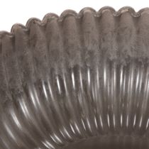Article Bol rond rainuré, récipient décoratif pour compositions florales, 20 cm, lot de 2