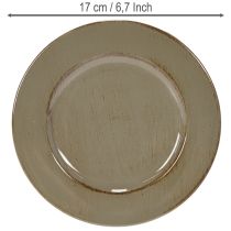 Article Petites assiettes décoratives ou de présentation, 17 cm, lot de 6