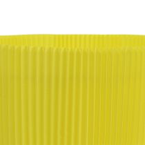 Article Poignets plissés jaune 18,5cm 100 pièces