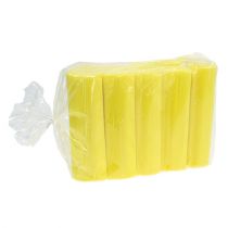 Article Poignets plissés jaune 18,5cm 100 pièces