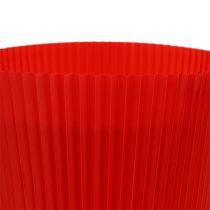 Article Poignets plissés rouge 10,5cm 100 pièces