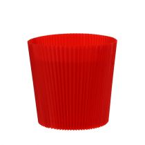 Article Poignets plissés rouge 12,5cm 100 pièces