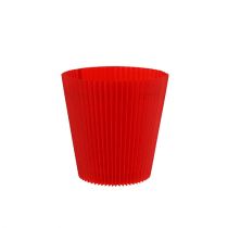 Article Poignets plissés rouge 8,5cm 100 pièces