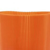Article Poignets plissés pour pots de fleurs orange 12,5cm 100 pcs