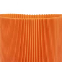 Article Poignets plissés pour pots de fleurs orange 12,5cm 100pcs