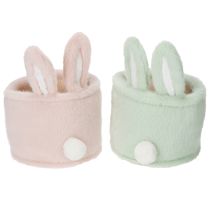 Article Paniers de rangement décoratifs en forme de lapin pour Pâques, pour chambres d'enfants et salons, 18 cm, lot de 2
