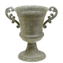 Article Coupe antique gris Ø16,8cm H24,8cm