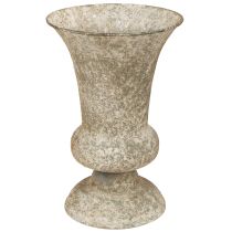 Article Vase Coupe Métal Antique Vase Décoratif Base Ø16.5cm H24cm