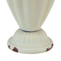 Article Vase coupelle coupelle décorative métal marron crème Ø9cm H13cm