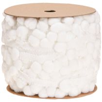 Article Ruban décoratif blanc à pompons 20 mm 15 m